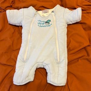 Baby Merlin Magic Sleepsuit in blue